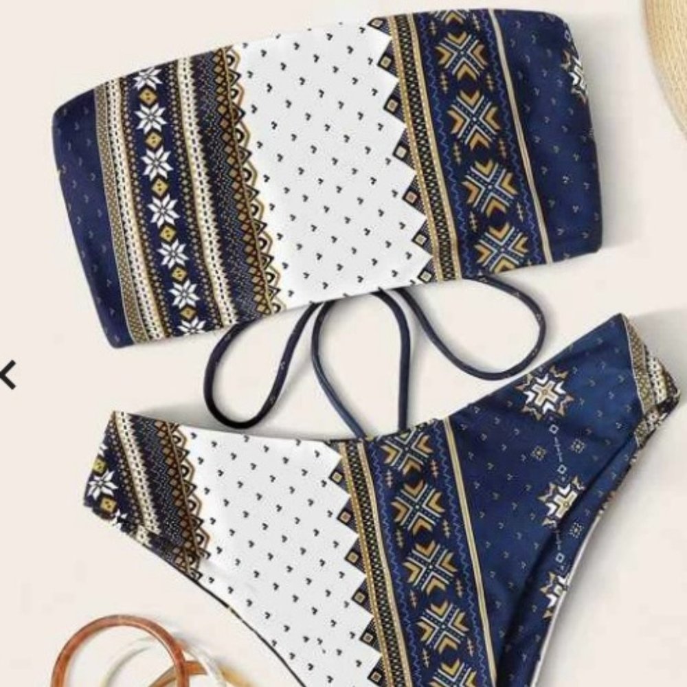 Bandeau Bikini Set